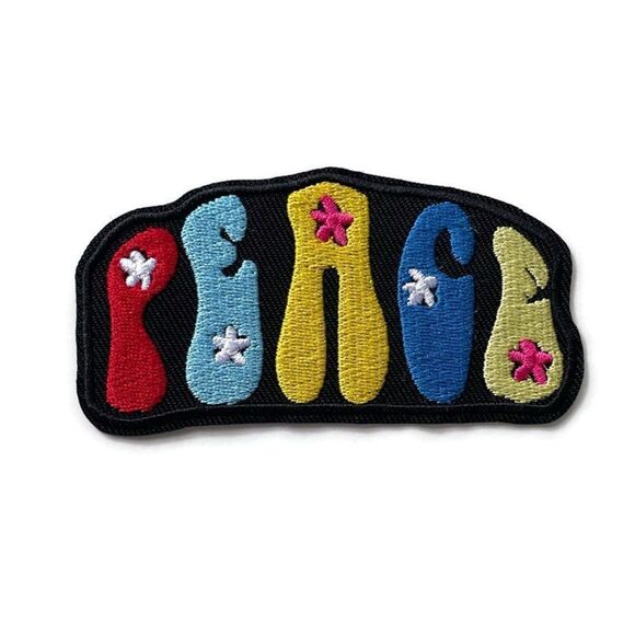 Peace Rainbow Colors LGBT Embroidered Patch - Picture 1 of 3